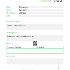 Test E 250 12ml