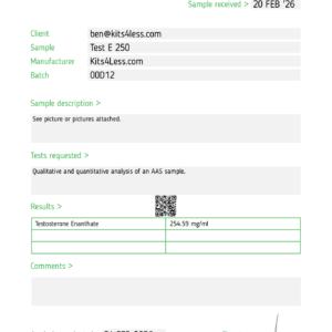 Test E 250 12ml