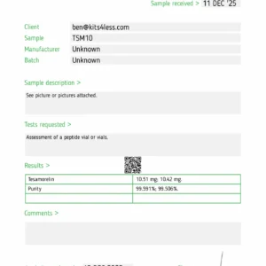 Tesamorelin 100mg Kit