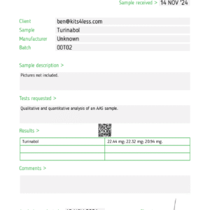 Turinabol 25mg